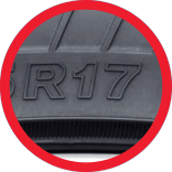 Encuentra el tamaño de la llanta de tu neumático